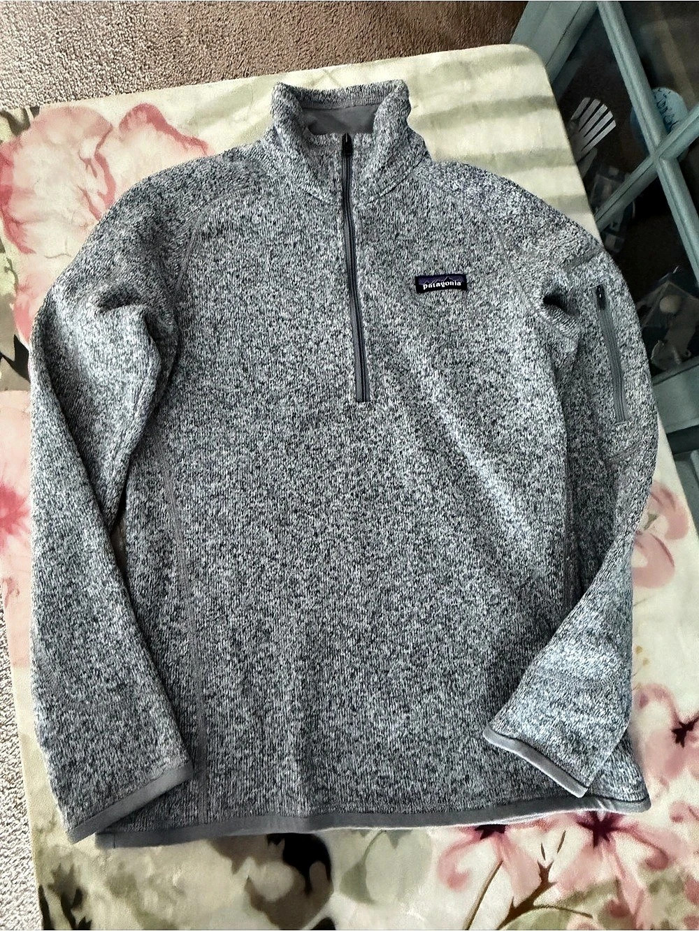 Patagonia Women's Better Sweater 1/4-Zip Fleece Gray Fleece XS